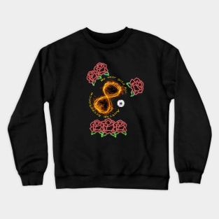 Roses Light Up for Autism Acceptance Crewneck Sweatshirt